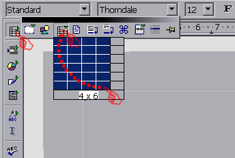 Tabelle erstellen Symbol