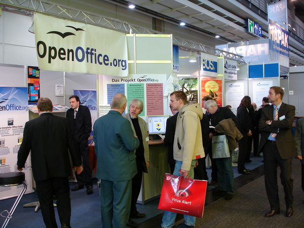 Der OpenOffice.org-Messestand